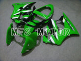 Kawasaki NINJA ZX6R 2000-2002 Injection ABS Fairing - Factory Style - Black Green - MFS5594